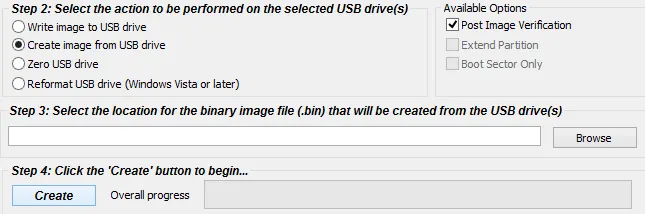 ImageUSB – Sao lưu và khôi phục ổ đĩa USB flash
