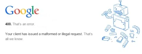 Khắc phục lỗi YouTube 400 trong Chrome “Your client has issued a malformed or illegal request”