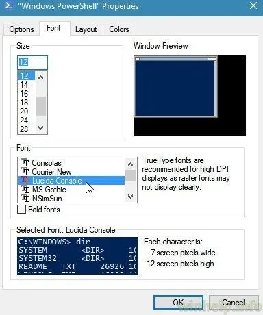 Khắc phục sự cố PowerShell hoặc Command Prompt không thể đọc được trong Windows 10 Creators Update