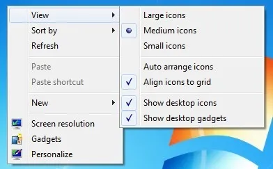 Khắc phục Thiếu/Mất các biểu tượng Icon trên màn hình Desktop