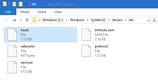 Khôi phục File Hosts về mặc định ban đầu trong Windows