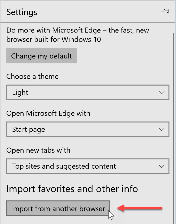 Khôi phục lại Microsoft Edge sau khi cài đặt lại Windows 10