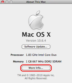 Kiểm tra thông tin hệ thống trên Macbook