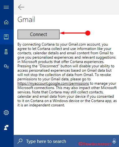 Làm thế nào để Thêm Tài khoản Gmail đến Cortana trong Windows 10