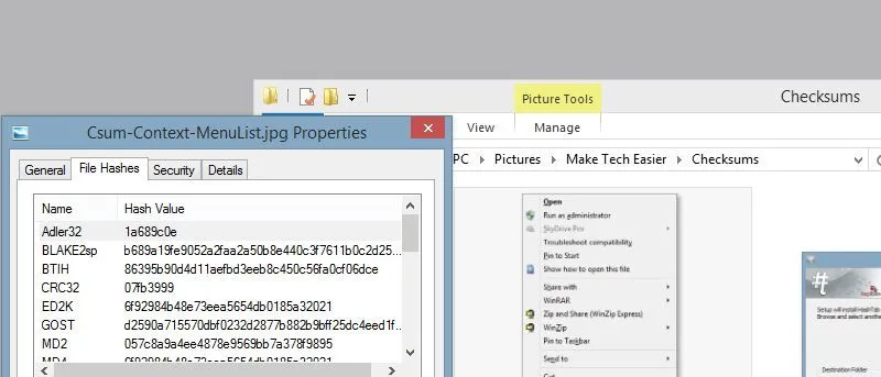 Làm thế nào để xem File Checksum trong Windows