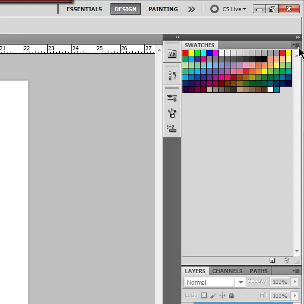 Làm việc với Swatches trong Photoshop