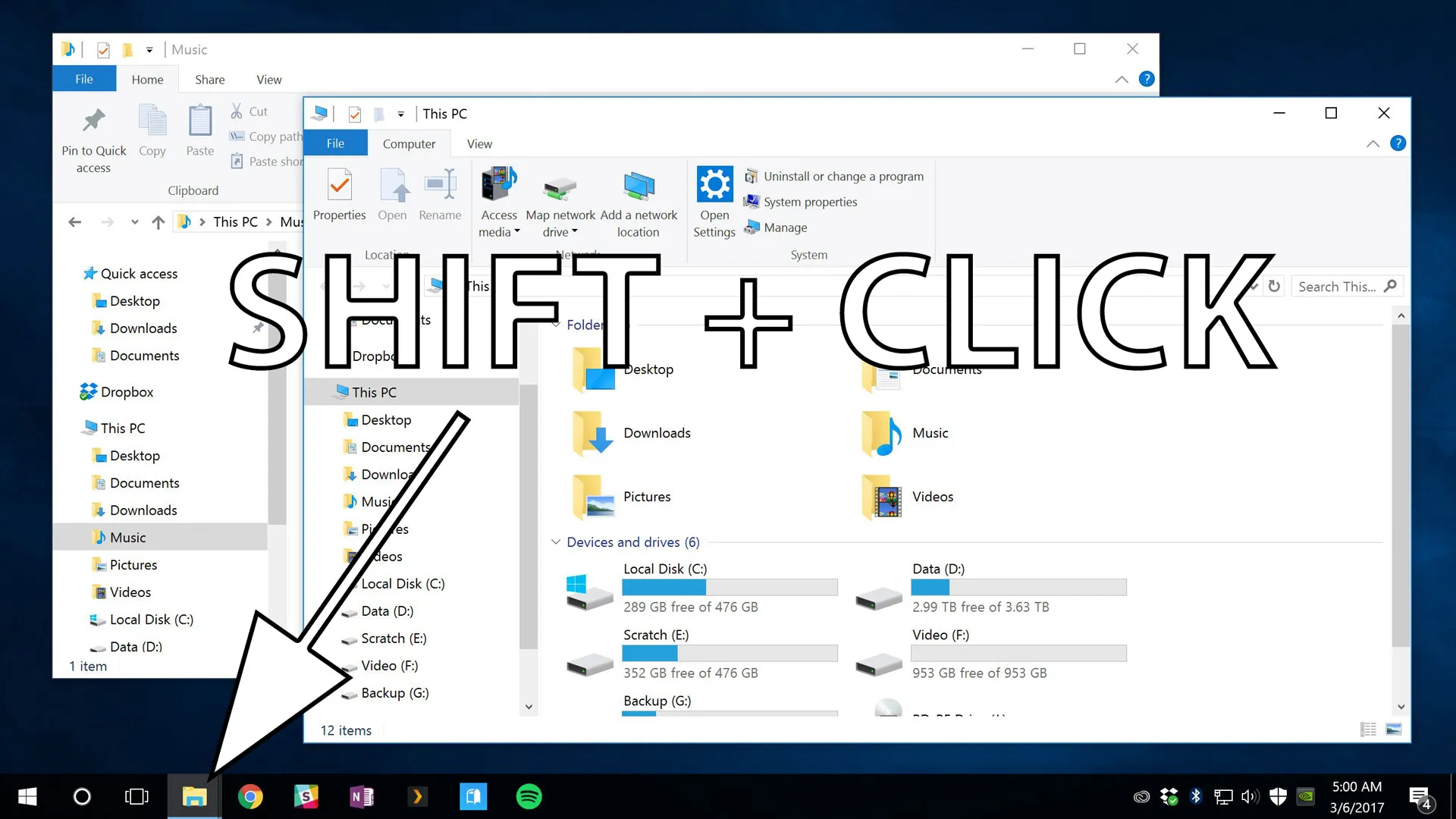 Mẹo nhanh: Mở cửa sổ mới cho một ứng dụng qua thanh Taskbar Windows