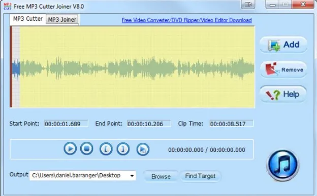 MP3 Cutter Joiner 10.6 – Cắt, ghép nhạc MP3 mà không giảm chất lượng