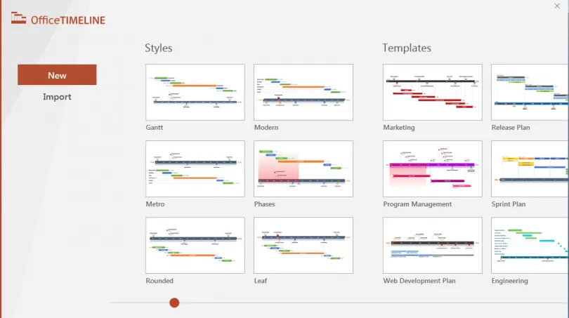 Office Timeline + 3.62.03.00 – Bổ trợ PowerPoint tạo ra các đồ thị ấn tượng và các slide đồ họa