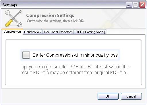 PDF Compressor – Phần mềm nén file PDF