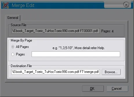 Phần mềm cắt/nối file PDF hiệu quả PDF Split/Merge