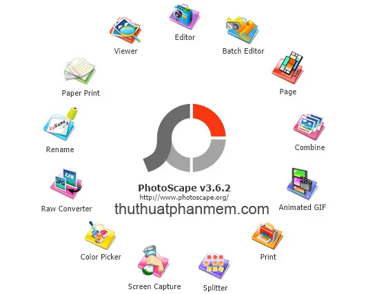 PhotoScape – Phần mềm chỉnh sửa ảnh miễn phí