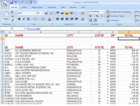 SỬ DỤNG NÂNG CAO LỌC TRONG EXCEL 2007