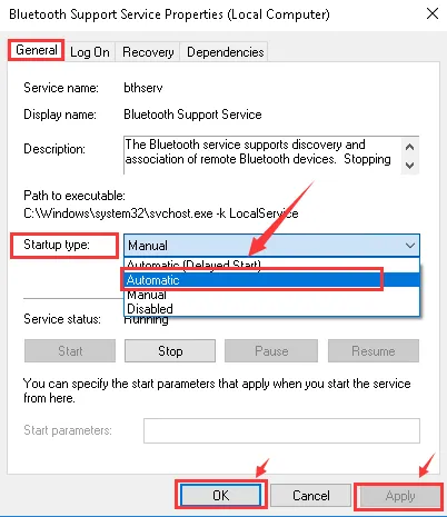 Sửa lỗi Bluetooth không hoạt động – Lỗi “Bluetooth Not Working” trên Win 10