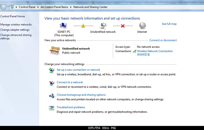 Sửa lỗi ‘Unidentified Network’ trên Windows 10