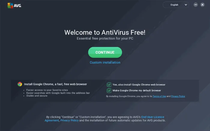 Tải AVG Antivirusmiễn phí 2018 (32 bit & 64 bit) cài đặt ngoại tuyến