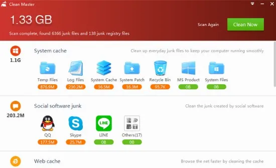 Tai Clean Master 12.1 cho PC – Phần mềm dọn dẹp máy tính