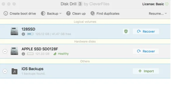 Tải Disk Drill 3.0.756 cho Mac OS X – Khôi phục dữ liêu tập tin dễ dàng
