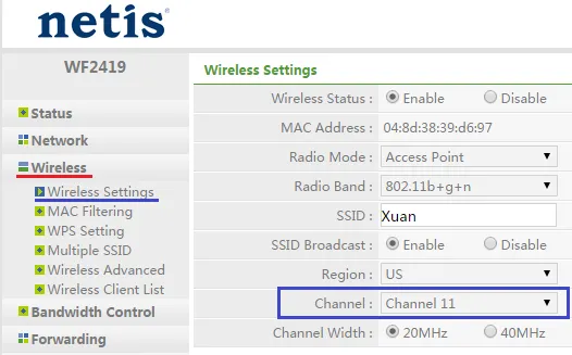 Thay đổi kênh của Router Wifi để tăng tối đa tín hiệu