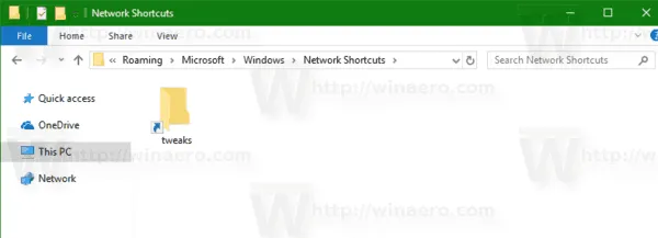 Thêm Network Location đến This PC trong Windows 10