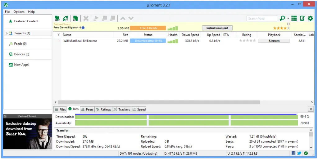 uTorrent – Phần mềm Download Torrent tốt nhất