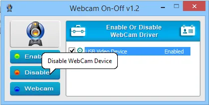 Vô hiệu hóa Webcam trong Windows 10/8/7