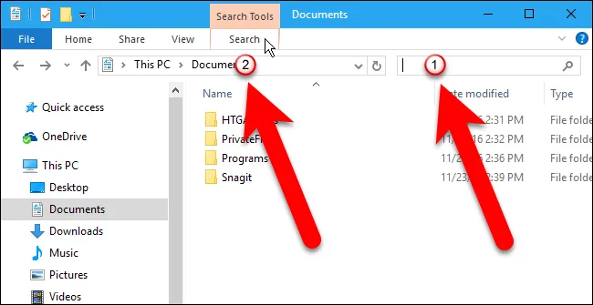 Xóa Lịch sử tìm kiếm trong Windows File Explorer