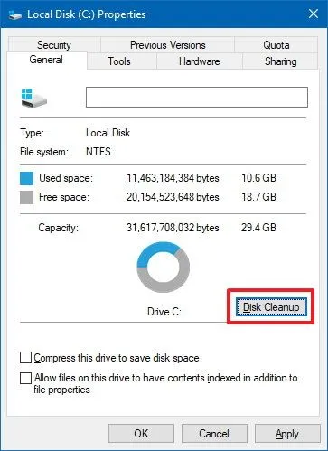 Xoá, loại bỏ các File tạm thời trong Windows 10